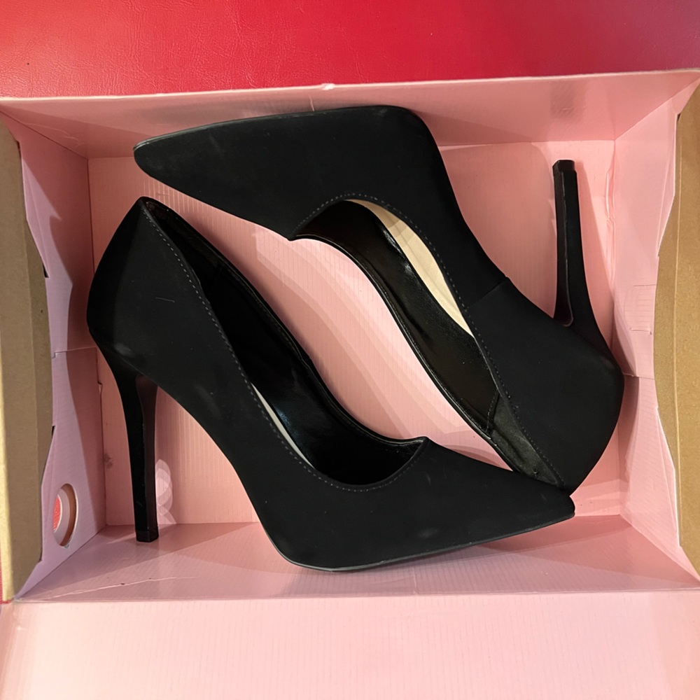 Black high heels